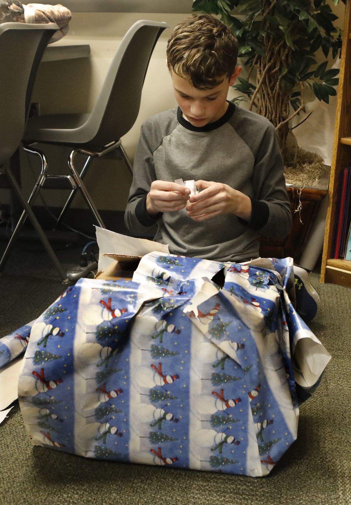 Whitfield students wrap presents for the neediest